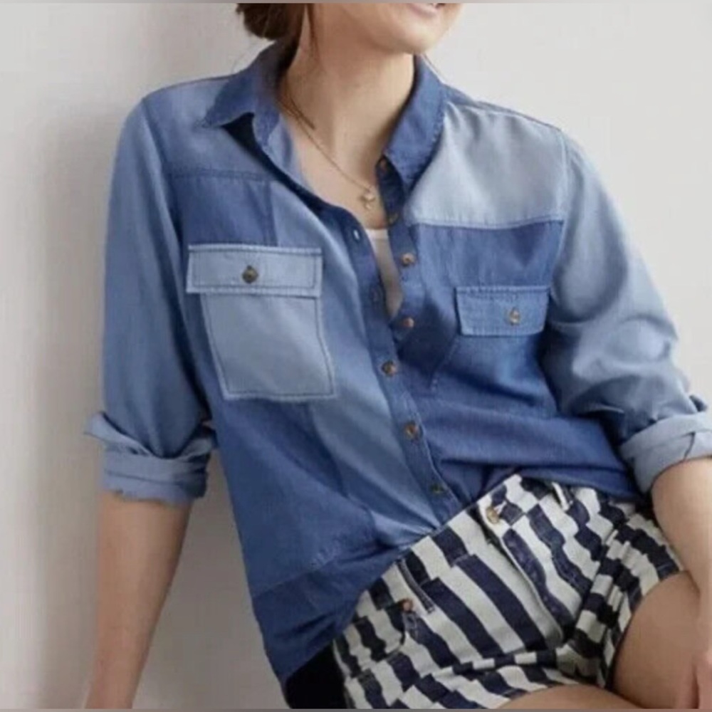 Pilcro denim button down